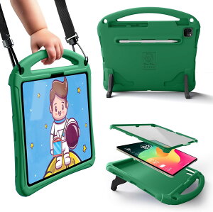 COOPER Bam Bino Cases iPad�P�[�X �q���p �L�b�Y �ϏՌ� �y�� EVA�f�� �V�����_�[�X�g���b�v �X�^���h �X�N���[���K�[�h���� �񂩂� iPad ��11/10/9/8/7���� Air 3/11/13�C���` Pro 10.5/11/13 mini6 mini7 �� �ی�J