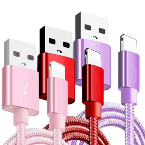 充電ケーブル【3本セット】 iPhoneケーブル Type-Cケーブル 2m 急速充電 長さ 充電器 データ転送 ケーブル USBケーブル iPad iPhone13用 充電 ケーブル XS Max XR X android アンドロイド 3か月保証