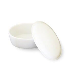 磁器製 楕円 蓋物(オーバルBOX)日本製 磁器 小物入れ コットンケース 綿棒ケース 入れ 食器 陶絵付け ●6 ポーセリンアート 白磁 陶器 白 オーバルボックス クラシカル おしゃれ フタもの ふたもの ふた物 白磁 ショップ 販売 通販 テーブルウェアファクトリー