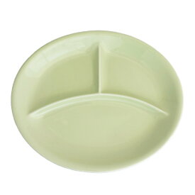 ★2025年リニューアル★NEW DAEN(ダエン) ランチプレート 日本製 磁器 軽量 ランチプレート 軽い 楕円 ランチプレート 軽量 陶器 ▲6 子供 ランチプレート おしゃれ 白 オーバル 白い食器 白 三つ仕切り 陶器 子供用 仕切り皿 販売 通販 テーブルウェアファクトリー