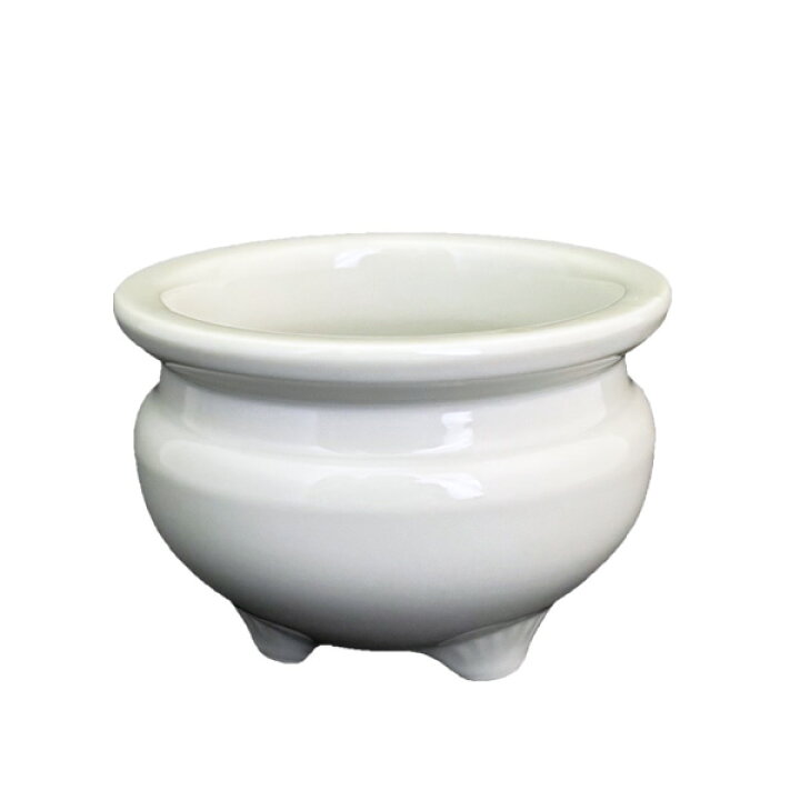 楽天市場】日本製 磁器 香炉 (大)美濃焼 陶器 白 3寸 ホワイトこうろ 