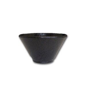 ■幸四郎窯■黒結晶 13cm 深ボウル日本製 皿 おしゃれ お皿 おしゃれ 食器 アウトレット ◆yt 日本製 磁器 美濃焼 中鉢 黒 煮物鉢 和食器 和洋折衷