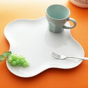 MT 26cm プレート(アウトレット)白い食器 ランチプレート 四品 4品 デザート盛り合わせ 皿 サンドイッチプレート フラ…