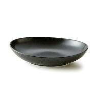 黒マット フリスタ 26cmオーバルベーカー 日本製 皿 おしゃれ お皿 おしゃれ 食器 アウトレット 楕円 パ…