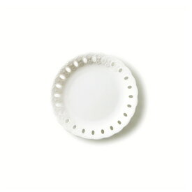 Ecole エコール 15cmプレートS (アウトレット含む)日本製 磁器 白い食器 透かし皿 デザートプレート ケーキ皿 おしゃれ 丸皿 ポーセリンアート 陶絵付け お皿 白磁 ショップ 販売 通販 テーブルウェアファクトリー