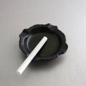 黒マット ミニ アッシュトレイ日本製 磁器 業務用 シンプル 陶器 はいざら おしゃれ 灰皿 おしゃれ 黒 ブラック 灰皿 業務用 ◆bk 陶器灰皿 はいざら 磁器製 小ぶり ハイザラ