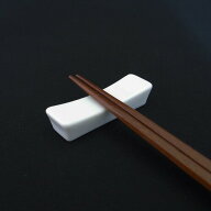 シンプル 長角 箸置き箸置き 白 はしおき シンプル 安定 カトラリーレスト 白磁 陶器 箸置き 陶器 長方形…