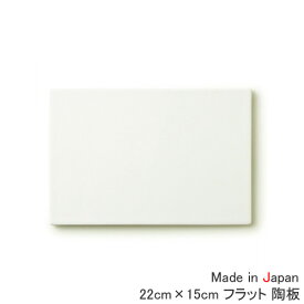 【B級品3】【22cm×15cm】フラット陶板 大【日本製 磁器】【陶絵付け ポーセリンアート 白磁 陶板 カッティングボード チーズボード】