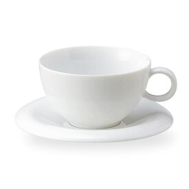 アルテ ティー カップ ＆ ソーサーセット 白い食器 cafe カフェ 食器 おしゃれ オシャレ 業務用 日本製