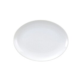 玉渕 9”メタ玉プラター（24cm 楕円皿） 白い食器 cafe カフェ 食器 おしゃれ オシャレ 業務用 日本製