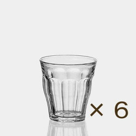 デュラレックス ピカルディー 220ml 6個セット DURALEX ピカルディ220 カフェ 業務用 ガラス 食器 おしゃれ オシャレ コップ グラス