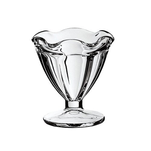 パフェにサンデーに。アメリカ製チューリップサンデーカップ。 リビー ファンテン 5101 デザートグラス パフェグラス ファウンテンウエア
