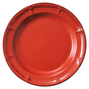 ラフィネ ヴィンテージレッド 23.5cmリムプレート KOYO 光洋 光洋陶器 15944104 食器 おしゃれ かわいい 可愛い 業務用 食洗機対応 日本製