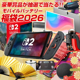 福袋 2026 先行販売開始 豪華賞品が抽選で当たる!! モバイルバッテリー が必ず入るお得な福袋 Switch2 家電 お肉 食品 食べ物 飛騨牛 新春 キッズ レディース メンズ 初売 セット 訳あり ポイント消化 詰め合わせ