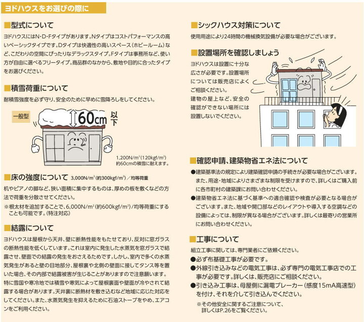 楽天市場】ヨドハウス Dタイプ 16畳 YHD-160 一般型 お客様組立品 