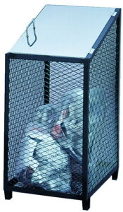 サンカ ダストBOX-S(スリム) CS-04 【メッシュゴミ収集庫 ダストボックス・ゴミ保管庫 ゴミステーション ゴミ箱 屋外】