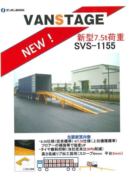 100 品質保証 バンステージ バンニング用スロープsvs 1155 コンテナへの搬入が楽々 安心の日本製 送料無料 Kinderlandia Edu Co