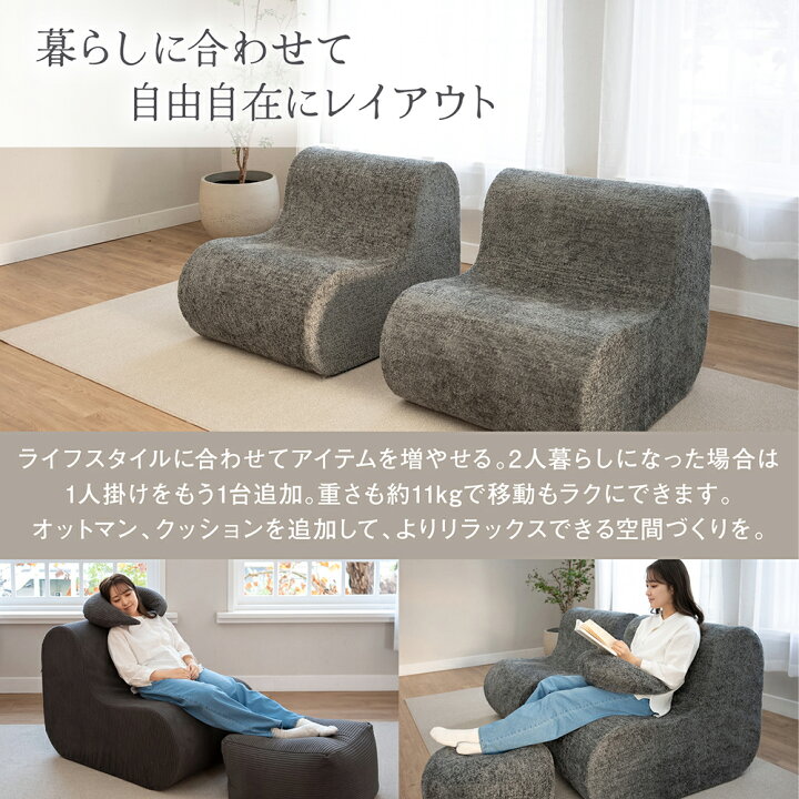 楽天市場】Flex フォームデエル FDL-150K L型ソファ ウレタンソファ  