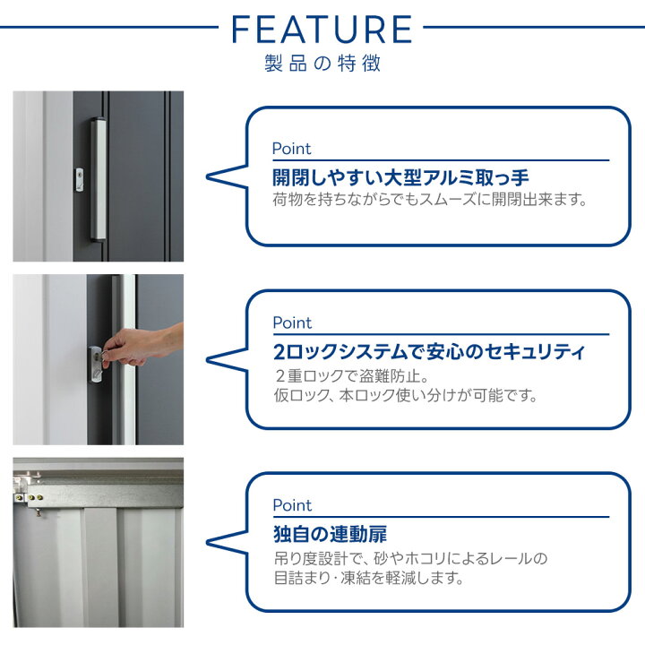 楽天市場】サンキン物置 EL-2217 一般地型 L`espace レスパス 物置 