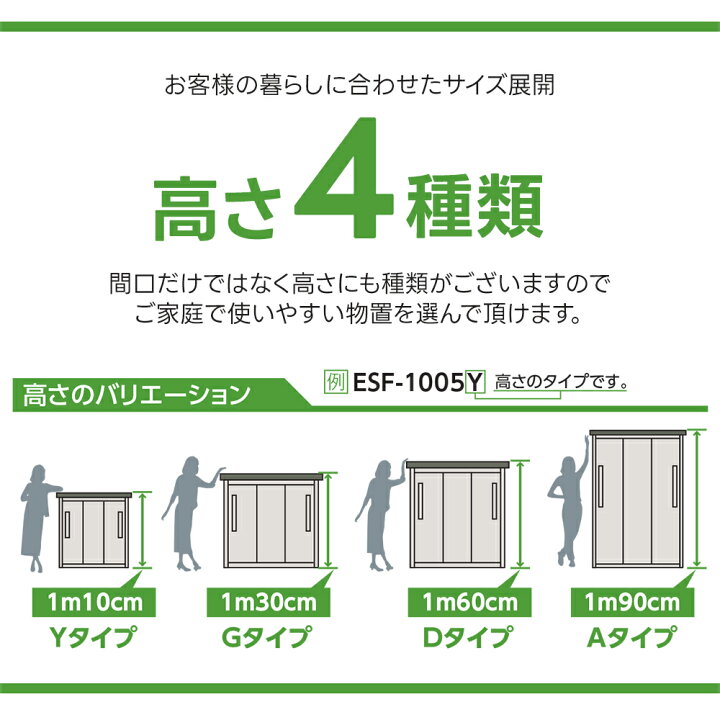 楽天市場】ヨド物置 ヨドコウ物置 ESF-1807A【エスモ】 物置 屋外 収納 