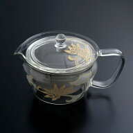 急須 耐熱ガラス製 ポット 450ml【単品】「 HARIO×たち吉 茶茶急須 禅 京唐草 」 1個 ハリオ ティーポッ…