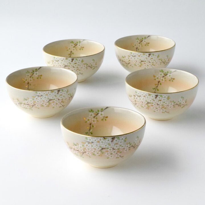 楽天市場 送料無料 和食器 たち吉 花の舞 お茶呑茶碗 木箱入 湯呑 5個1セット 湯呑み 湯飲みセット 美濃焼 おしゃれ 花柄 0 0027 おもてなし お茶 接客 来客用 ギフト ご贈答 贈り物 プレゼント お祝い お返し たちきち 株式会社たち吉