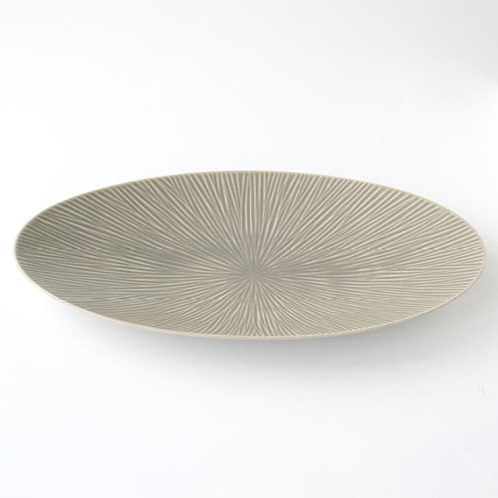 楽天市場】盛皿 大皿 36cm【単品】「 たち吉 木立 盛皿 マットグレー 