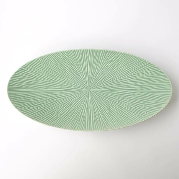 楽天市場】盛皿 大皿 36cm【単品】「 たち吉 木立 盛皿 マットグリーン 