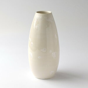 【お買い物マラソン期間はP10倍!】花瓶 花びん フラワーベース 花器 高さ25cm「 たち吉 月華 花生 」花入れ 花さし 花生け 大きい シンプル 白 磁器 1個 京焼 清水焼 おしゃれ 壺型 記念日 誕