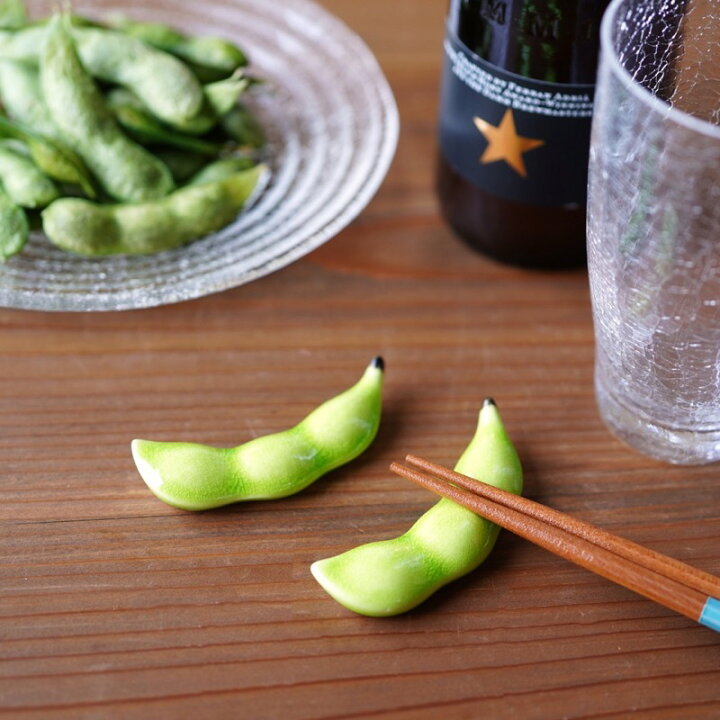 楽天市場】箸置き はしおき 箸おき【5点セット】「 たち吉 えだ豆 箸置 