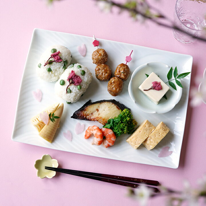 楽天市場】和食器 大皿 角皿 長角皿【単品】「 たち吉 白磁さらさ 大皿  