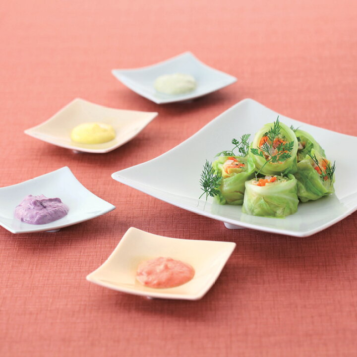 楽天市場】和食器 セット 角皿 豆皿 【小皿 6枚/ 大皿 1枚 計7点セット  