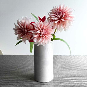 【お買い物マラソン期間はP10倍!】花瓶 花びん 高さ19cm フラワーベース 花器「 たち吉 釉裏銀彩 花生 」花入れ 花さし 花生け 大きい シンプル 白 磁器 1個 九谷焼 おしゃれ 筒形 記念日 誕生