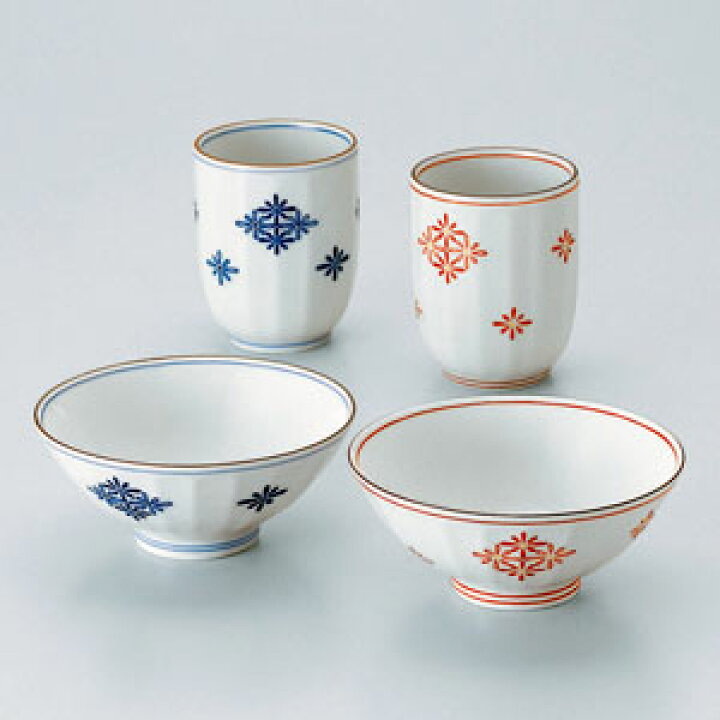 楽天市場】【お買い物マラソン期間はP10倍！】夫婦茶碗 湯呑 セット【4 