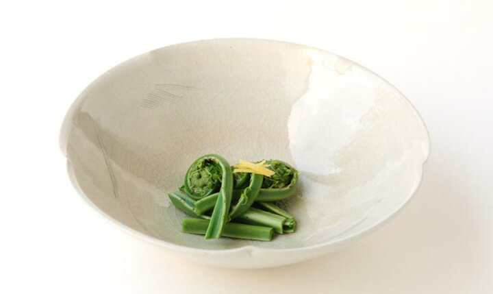 楽天市場】和食器 大鉢 煮物鉢 盛り鉢 22cm 【単品】「 たち吉 灰釉草 