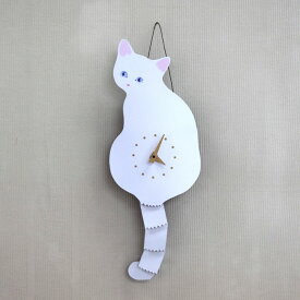楽天市場 猫 時計 しっぽの通販