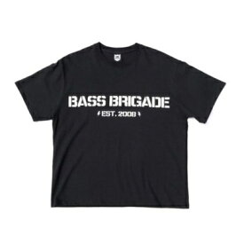 バスブリゲード　BB Word Mark Tee #1 - Black 　BASS BRIGADE　バスブリゲート　【ネコポス配送可】　BBワールドマーク　Tシャツ　ブラック