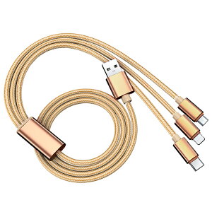 3in1 iPhone Android [dP[u Type-C USBP[u Micro USB[dR[h 1.2m GALAXY AQUOS Xperia google pixel Redmi note HUAWEI OPPO Reno ZenFone xm arrows Z Xiaomi X}z [d }[d P[u fh~ 2.