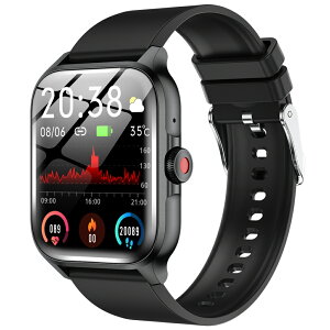 �X�}�[�g�E�H�b�` Bluetooth�ʘb 1.85�C���`���� �����_�f �S�� ���� �J�����[ ���N�Ǘ� �X�}�[�g�u���X���b�g ���X�g�o���h �r���v ���M�ʒm IP67�h�� ���� Siri �ċz �������� ���y�Đ� SOS ����