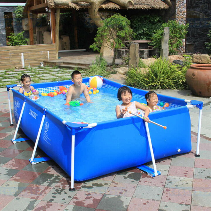 楽天市場】INTEX インテックス Rectangular Frame Pool レクタングラ 