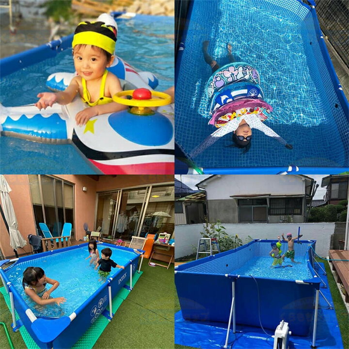 楽天市場】INTEX インテックス Rectangular Frame Pool レクタングラ 