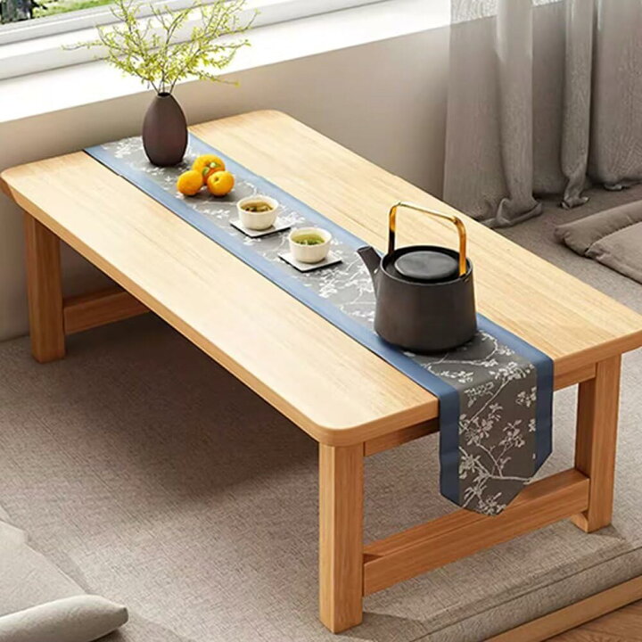 楽天市場】折りたたみ式 ローテーブル 80*40*35cm 和室テーブル 座卓 