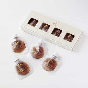 台湾産はちみつ酢・HONEY BeVi (ハニービィヴィ) お試しセット/ 25ml×4パック・台湾産龍眼蜂蜜酢・100%無添加龍眼はちみつ酢
