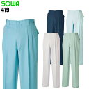 作業服 桑和（SOWA）・作業着・作業ズボン・ワークパンツ 春夏用 スラックス 桑和 SOWA va419 ポリエステル65％・綿35％ メンズ