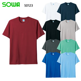 半袖Tシャツ 吸汗速乾 桑和 メンズ レディース 男女兼用インナー 作業服 作業着 ワークウェア SOWA 50123 SS-6L