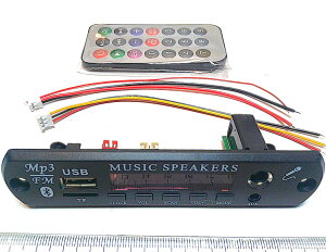 �}�C�N���� microSD�J�[�h USB�������[ Bluetooth FM AUXIN�[�q MP3 WMA �����R���t �^���@�\�@�R�l�N�^�P�[�u���t 5�`12v