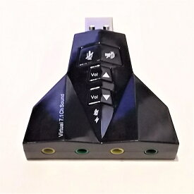 USBオーディオ2系統　ボリューム付き　送料140円