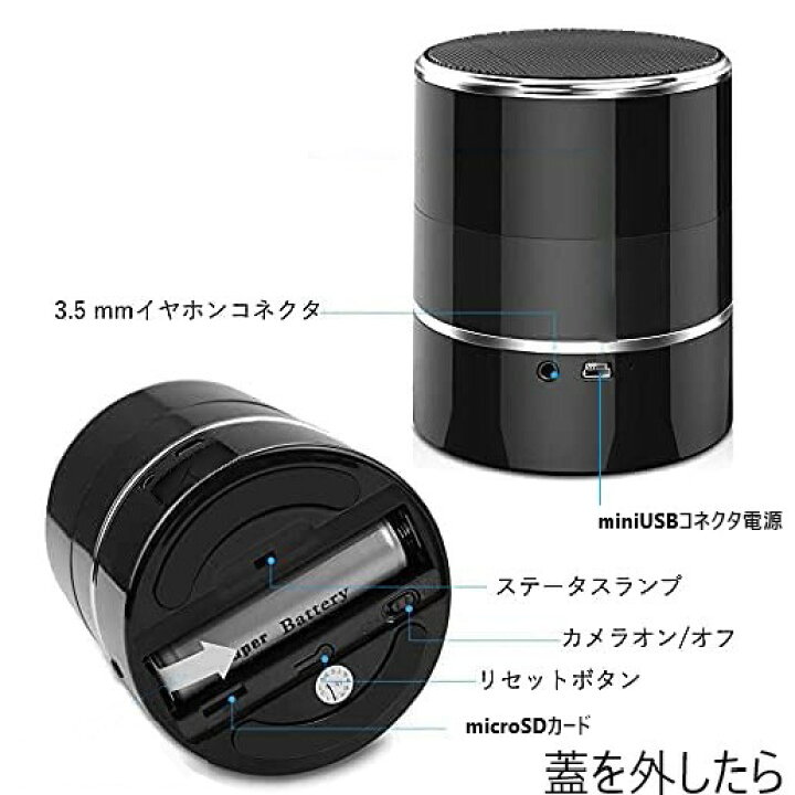 楽天市場】ネットワークWifiカメラ+Bluetoothスピーカー 円筒型回転 