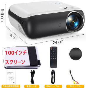 vWFN^[ ƒp 1080P 4KΉ 12000LM Px HDMI AV USB Bluetooth5.1x ȃGl ^z[vWFN^[ Y[@\ `␳ V䓊e 100C`XN[t Rt