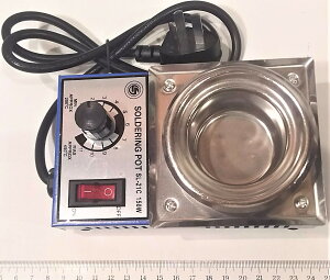 温度調節半田炉 SOLDERING POT 220V 150W 50mm 200-450℃Max